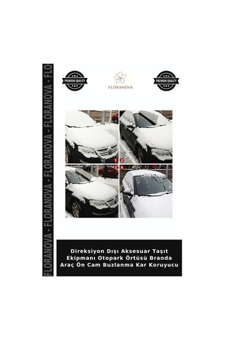Direksiyon Dışı Aksesuar Taşıt Ekipmanı Otopark Örtüsü Branda Araç Ön Cam Buzlanma Kar Koruyucu