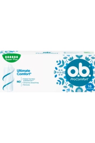 o.b. ProComfort Tampon Süper Plus 16'lı 3 Paket (Toplam 48 Adet)