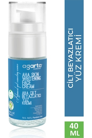Agarta Doğal Aha Cilt Beyazlatıcı Yüz Bakım Kremi 40 ML