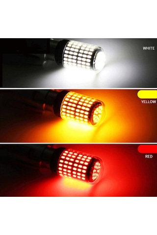 P21w 144 Led Canbus Geri Vites Ampulü Turuncu