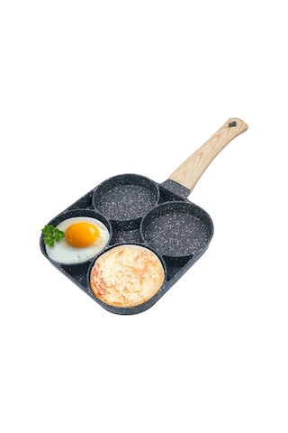 Yumurta Kızartma Tavası Yapışmaz Gözleme Tavaları 4 Bardak