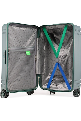 Unıted Colors Of Benetton Unisex Orta Boy Valiz 14bnt8020-02-ysl Yeşil