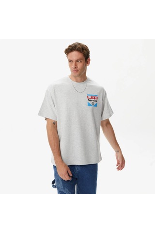 Leo Service Erkek Gri T-shirt
