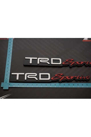 Toyota Trd Sportivo Çamurluk 3M 3D Krom Metal Logo Amblem New Sty (547919582)