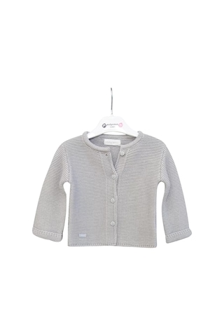 Melonika Basic Bebe Ceket Grey Melange Çok Renkli