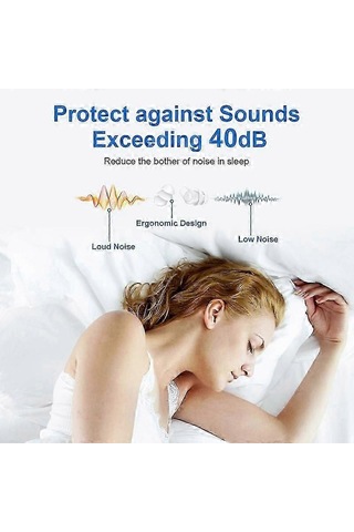 Bluedio Ne Uyku Silikon Kulak Tıkacı Gürültü Azaltıcı Ses Geçirmez Kulak Tıkacı Saklama Kutusu Çift Katmanlı Db