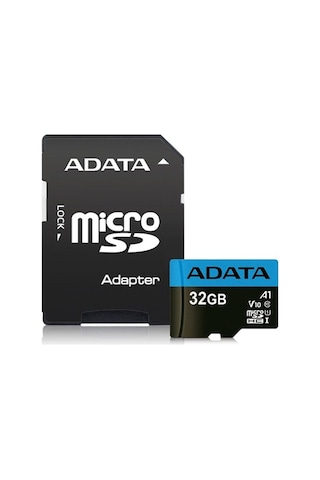 Adata Premier AUSDH32GUICL10A1-RA1 32 GB MicroSDHC Class 10 UHS-I Hafıza Kartı + Adaptör