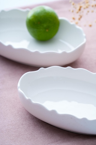 Acar Nirvana Oval Sunum Tabağı - 16.5 Cm