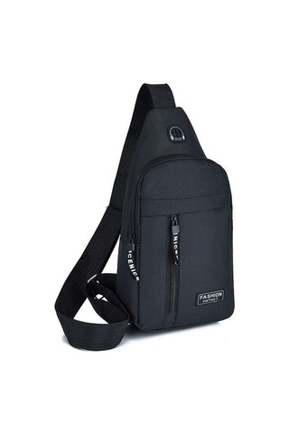 Erkek Göğüs Çantası, Omuz Çantası Siyah