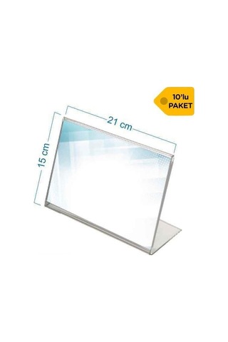 T Tipi Yatay Masaüstü Föylük 21X15Cm A5 - 10'Lu Paket