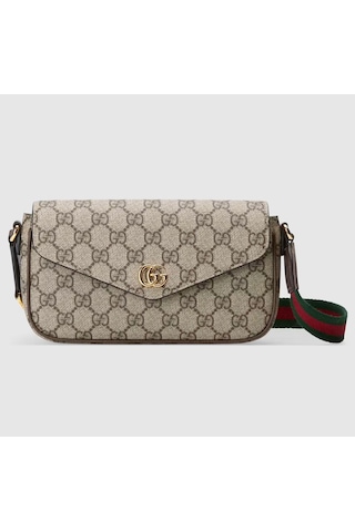 Gucci Ophidia Pochette Bag Kahverengi