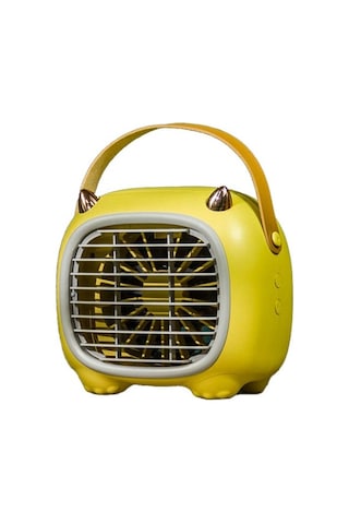 Masaüstü Küçük Fan Sessiz Ofis Masası Elektrikli Fan Öğrenci Hava Soğutmalı, C C94frf Sarı