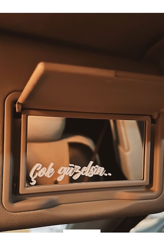 Çok Güzelsin Araç, Araba, Oto, Motorsiklet, Kask, Laptop, Cam Sticker 7,5x2 Cm