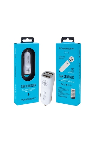 Powerway X-777 Çift Usb'Li 2.1 Amper Araç Çakmaklık Şarj Cihazı