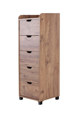 Mobilya Sarayı Yüksek Ahşap 5 Çekmeceli Kiler Dolabı (536681165)