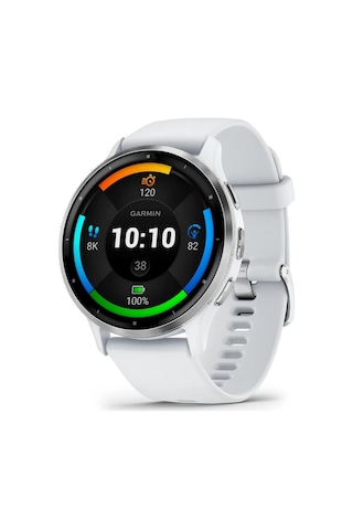 Garmin Venu 3 Gümüş Beyaz Kayışlı