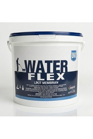 Water Flex - Uv Dayanımlı Likit Membran 5 Kg, Beyaz / Sıvı Yalıtım Malzemesi