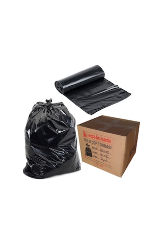 Çöp Torbası Poşeti Rulo 80X110 Jumbo Koli 20 Rulo