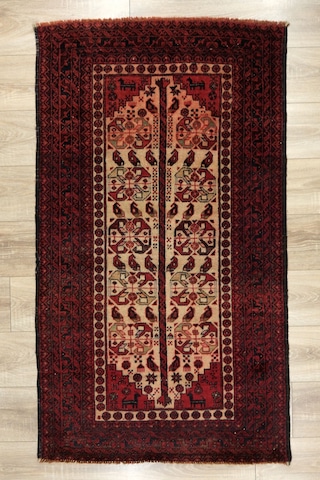 Belliç El Dokuma Yün Halı - Leh1004500161 Kırmızı