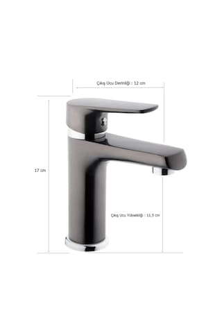 Tema Zenn Yüksek Lavabo Bataryası Mat Siyah 61080-2m Siyah