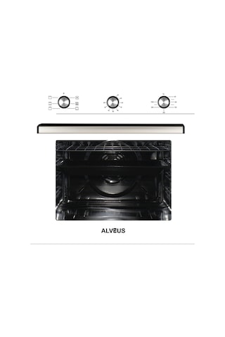 Alveus Ecoplus AF860 - A10 - AD07 Beyaz Ankastre Set