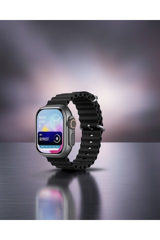 Akıllı Saat Çift Kordonlu Bluetooth Bağlantılı 49 Mm Uczzzt10ultrasaat1