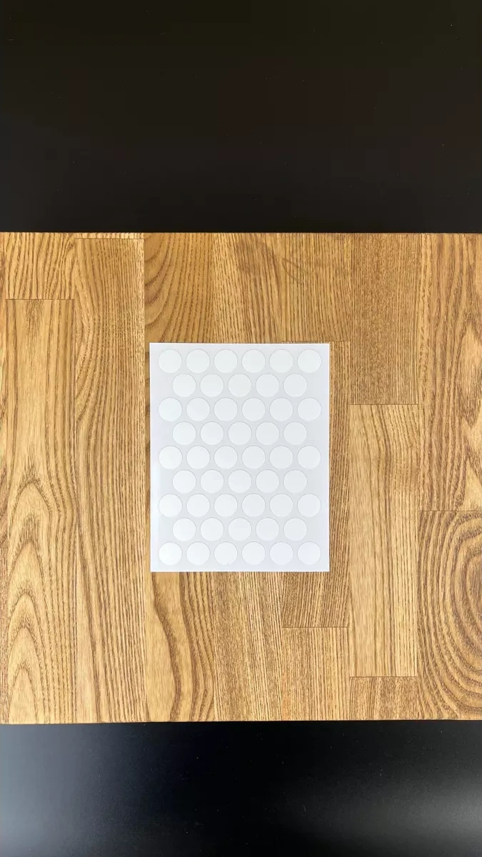 Mebel'naa Furnitura Mystery Mobilya İçin Kendinden Yapışkanlı Tıpa D-14 Mm 50 Adet 231990718 Beyaz