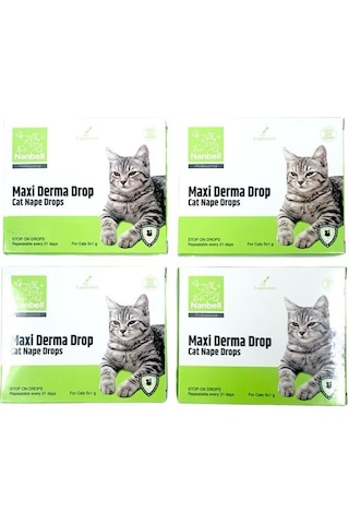 4 Kutu Kediler İçin 5li Damla Paketi 5x1gr