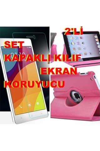 Samsung Uyumlu Galaxy Tab A Sm-P580 Kılıf 10.1 Inç + Ekran Koruyucu Cam