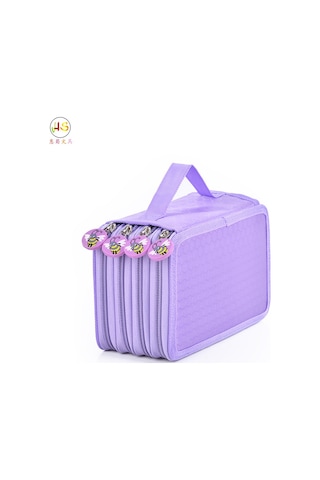 Yunboo Mor Ofis Kalem Kutusu - Oxford Kumaşı, 72 Delikli, Çok Katlı, Taşınabilir, Kaliteli Ve Pratik Tasarım