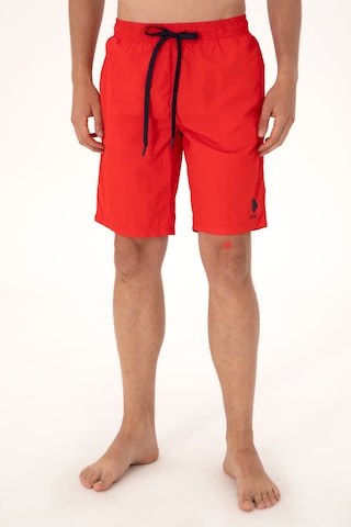 U.s. Polo Assn. Erkek Kırmızı Deniz Şortu 50300031-vr030 Kırmızı
