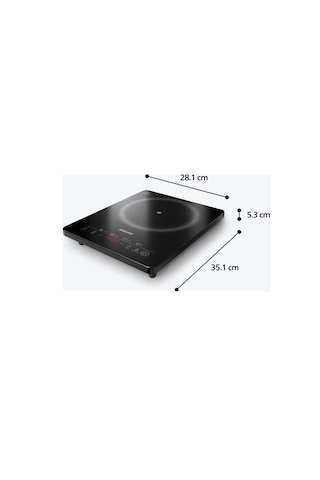 Phılıps Hd5830/90 Philips 3000 Serisi Indüksiyonlu Ocak Siyah