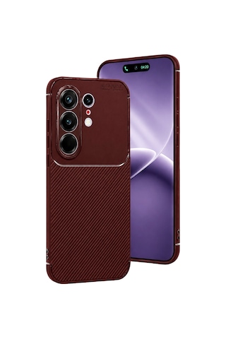 Newface - 400 - Tecno Camon 50 Pro 5g Auto Focus Karbon Kapak - Spt-gld - - Bordo