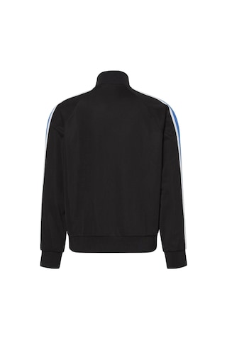 Stretch Twill Track Siyah Erkek Sweatshirt-8753 Siyah