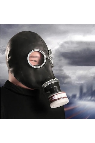 Trendooze Wenlin Yeni 64 Siyah Gaz Tam Maske - Sanat Ve Boya Maskesi