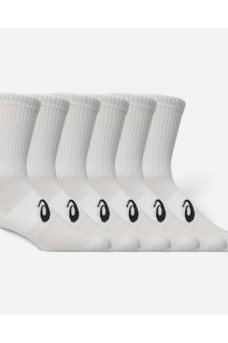 Asics 6 Pack Crew Sock Beyaz Koşu Çorabı 3033c302-100