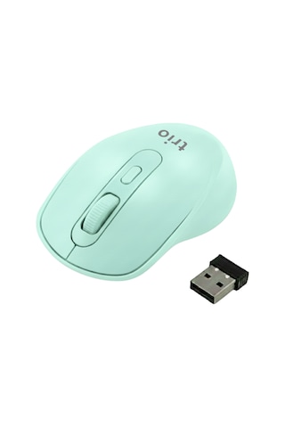 Trio 1600 Dpı 2.4ghz Nano Alıcılı Ergonomik Kablosuz Mouse Wireless Optik Fare 2410