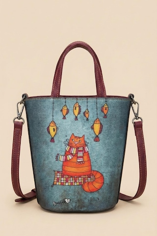 Rovebella Canvas Fables Mini Kova Çanta Çok Renkli
