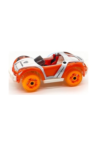 Die Cast Yarış Arabası Turuncu Beyaz