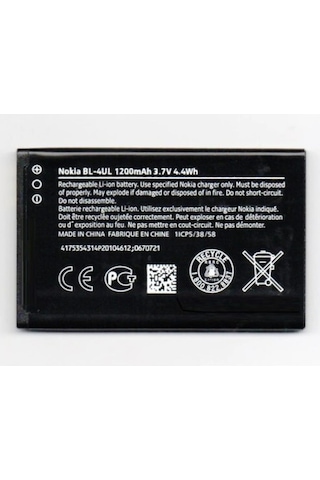 Nokia Lumia N225-215-1012-230 Yeni 3310 Bl-4Ul Batarya Pil