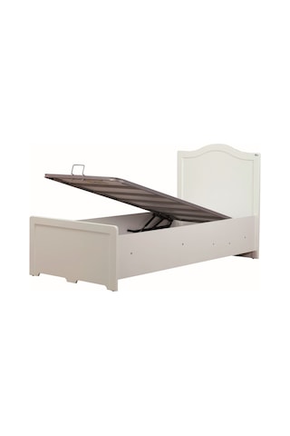 Meltem Kids Classy Krem Genç Odası Tek Kişilik Amortisörlü Karyola 120x200 Cm