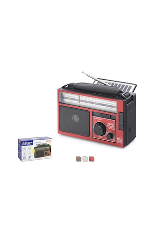 Nns Ns9952bts Bluetooth Nostaljik Fm Radyo Tws Usb Tf Solar Şarjlı 5w Taşınabilir Hoparlör