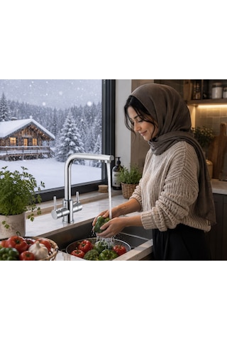 Keti Arıtma Çıkışlı Evye Bataryası Acar 14.01.304 Çok Renkli