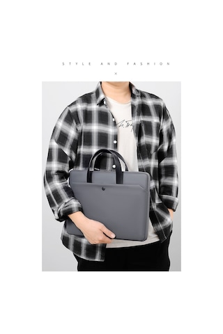 Yystore 15,6 İnç Dizüstü Bilgisayar Çantası Erkekler İşletme Basit Stil Shhs0176