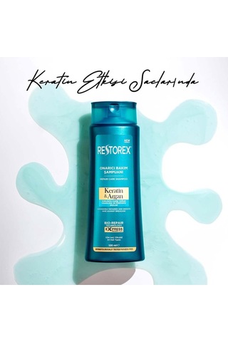 Keratin & Argan Onarıcı Saç Bakım Şampuanı 500ml