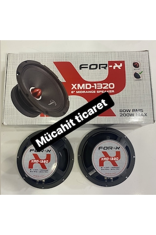 Forx 20Cm Carbon Yeni Seri Kapaksız Midrange Ciftti 400Wat 160Rms