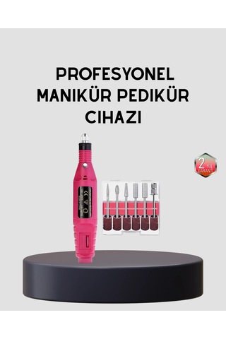 Hubrendy Tekno Tırnak Matkap Makinesi Profesyonel Manikür Pedikür Cihazı, Ayarlanabilir Hız Ve Ses