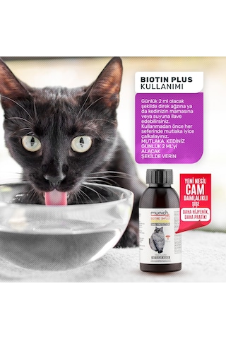 Munich Vet Kedi Tüy Damlası Biotine Plus 50 ML