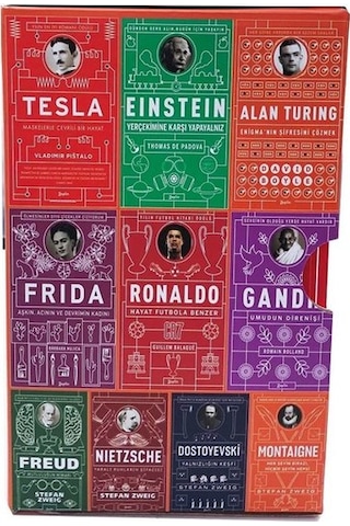 Biyografi Seti-Kutulu - 10 Kitap Takım- Zeplin Kitap