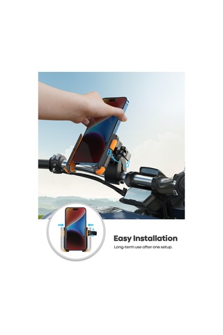 Lamicall Motosiklet Ve Bisiklet Telefon Tutucu Kolay Sök Tak Bp09o